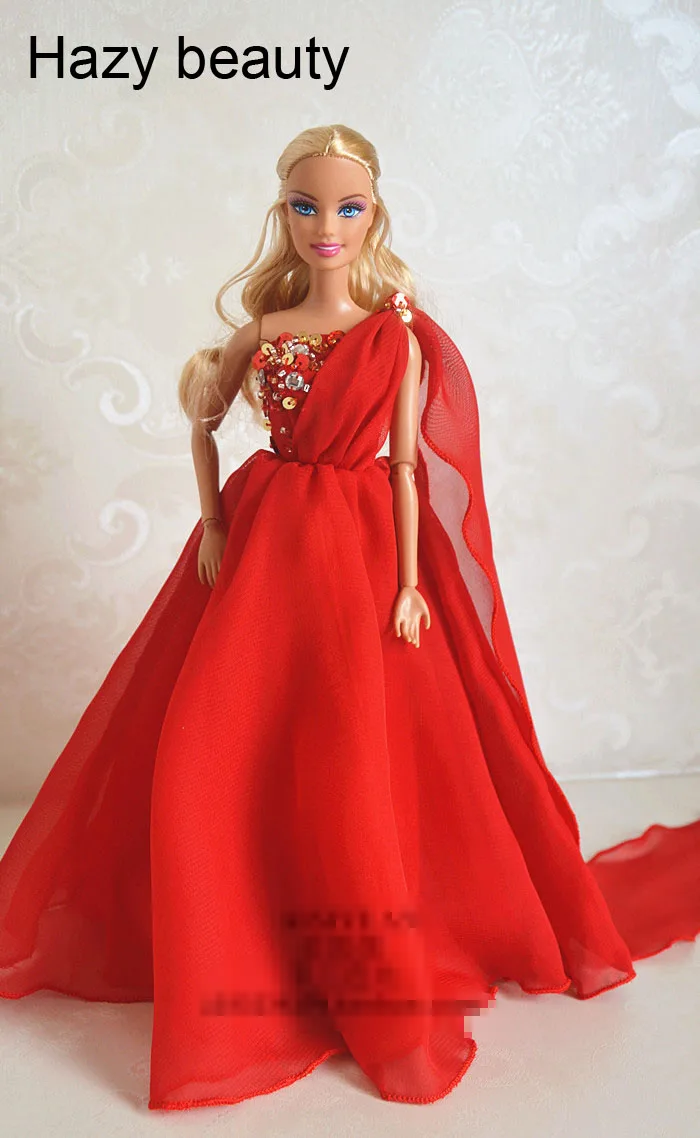 Aliexpress.com : Buy Autonomous design handmade red dress Doll