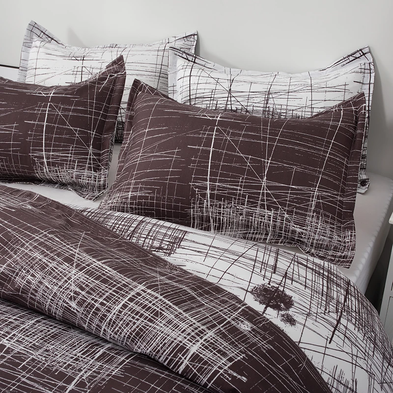 Modern Printed Bedding Set 3pcs2pcs Duvet Cover Pillowcase Pillow Sham Home Textile Adult King Queen Size No Sheet No Fillers (10)