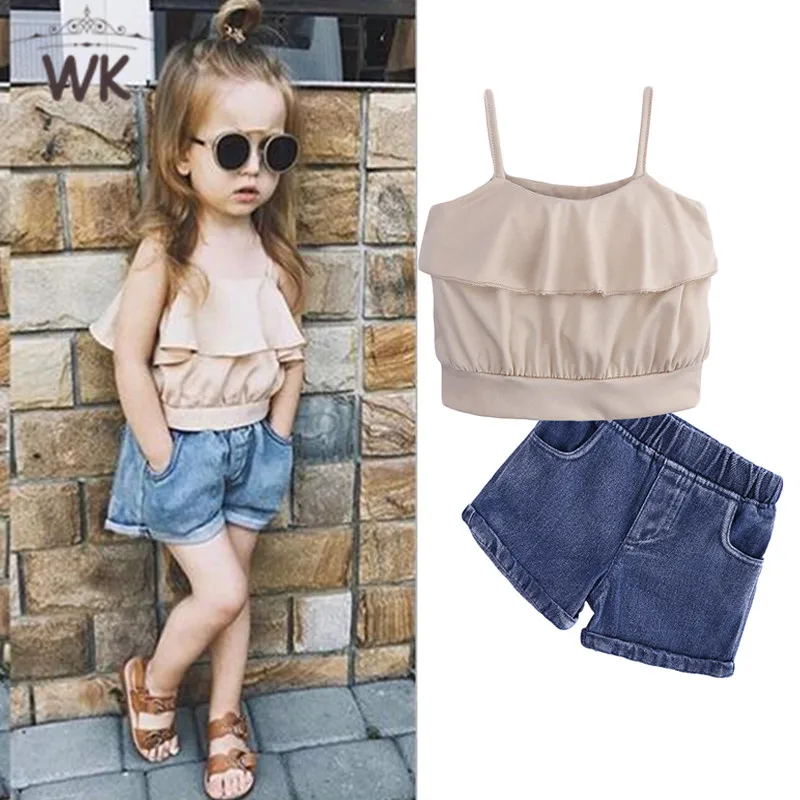 2021 Fashion Summer Girls Clothing Set 