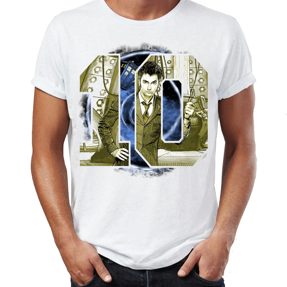 

Men's T Shirt Doctor Who 10th Doctor David Tennant Funny Meme Awesome Artwork Printed Tee