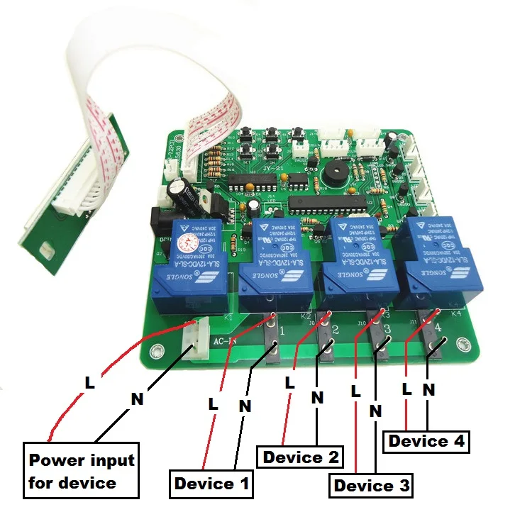 JY-21 4 цифры монетная Таймер доска для 1-4 года устройств pcb время управления со всеми проводами для автомобиля стиральная машина торговый автомат