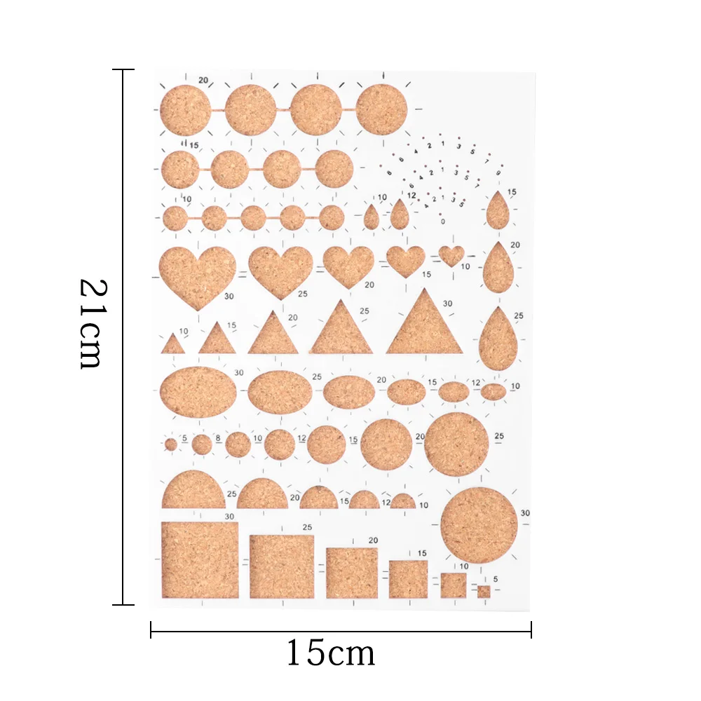 Разные цвета 1 шт. Бумага Квиллинг шаблон новые формы доска Бумага Craft DIY Кримпер Книги по искусству инструмент Скрапбукинг моды DIY Книги по искусству инструмент