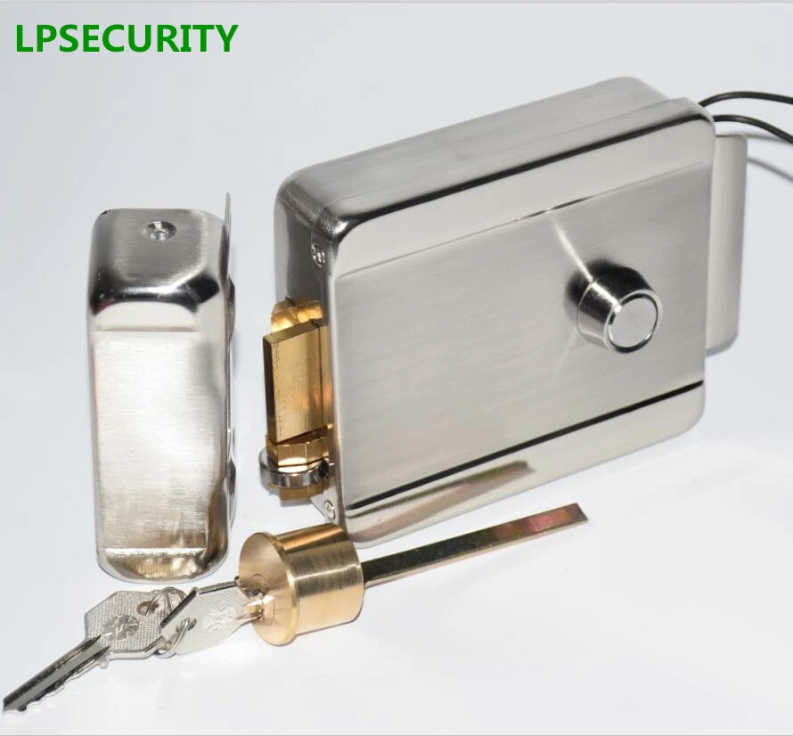 Электронный дверной замок LPSECURITY видеодомофон с дверным звонком и управлением
