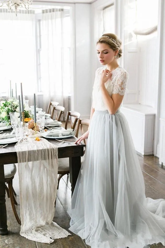 2017-two-piece-lace-tulle-dream-cheap-bridesmaid-dress-with-jewel-floor-length-short-sleeve-back-hollow-simple-beach-wedding-guest-dress_