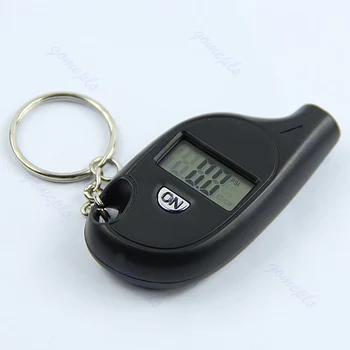 

Mini LCD Digital Tire Tyre Keychain Air Pressure Gauge For Car Auto Motorcycle W310