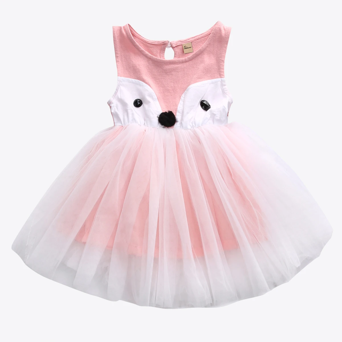 

HOT Cartoon Girls Dress Kids Toddler Baby Princess Party Pageant Lace Tulle Dresses Infant Girl Costume
