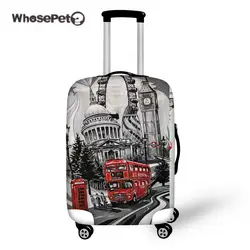 WHOSEPET Винтаж путешествия чемодан мешок для хранения Ретро Чехол толстый защитный 18-30 дюймов дорожные аксессуары
