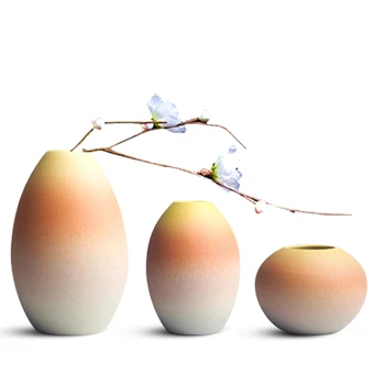 

JDZ fashion Ceramic vase decor ornaments creative small vase for dried flowers living room decor home decoration accessorios