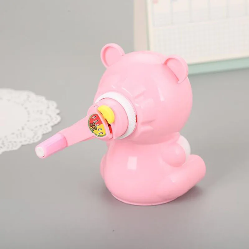 1 шт. автоматическая машинка для заточки карандашей Teddy Bear ручная ручка точилка