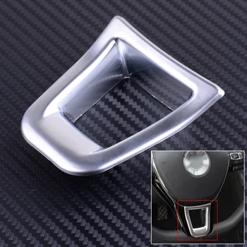 

DWCX ABS Plastic Chrome Plated Car Steering Wheel Button Knob Trim Cover Sticker Fit for VW GOLF MK7/JETTA MK5 MK6 2015