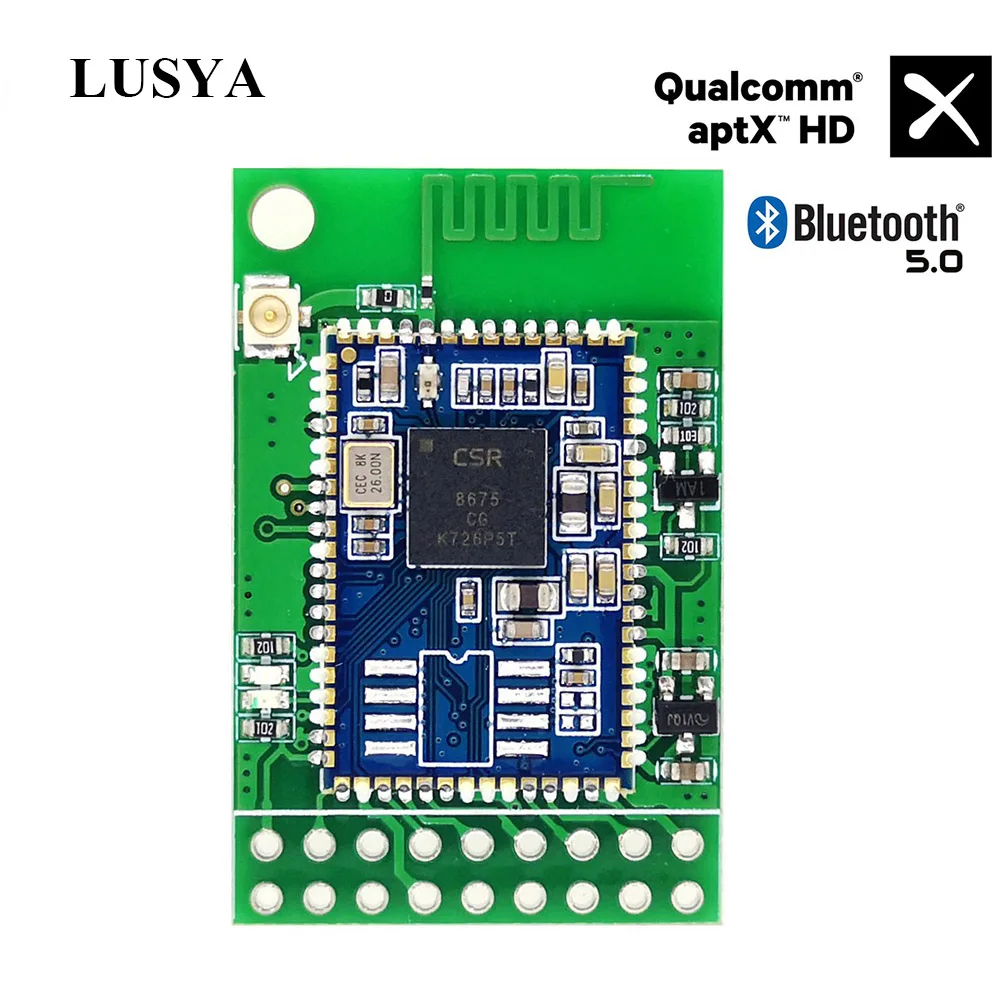 Lusya CSR8675 Bluetooth 5 0 беспроводной модуль приема плата адаптера аналоговый I2S SPDIF