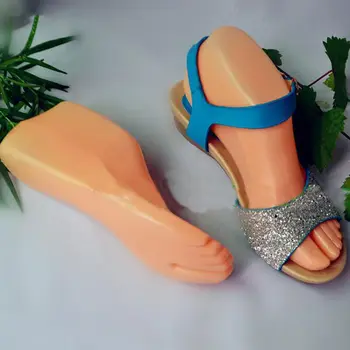 

Newly 1 Pair Thong Style Female Foot Shoes Mannequin For Foot Sandal Shoe Display