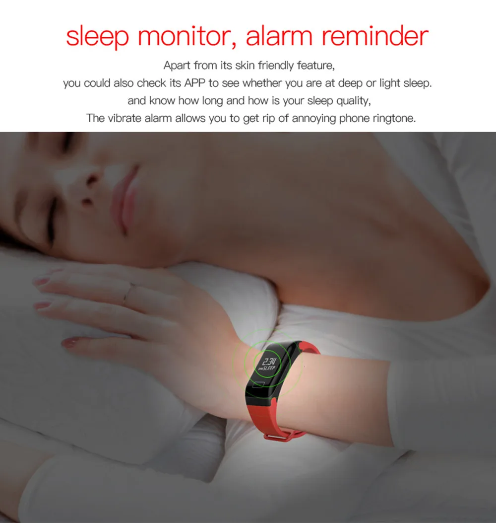 Health Monitoring Bracelet Wristband Fitness Blood Pressure Message Rate Time Smart Band Watch for Xiaomi Redmi Note 5 6 7 Pro A