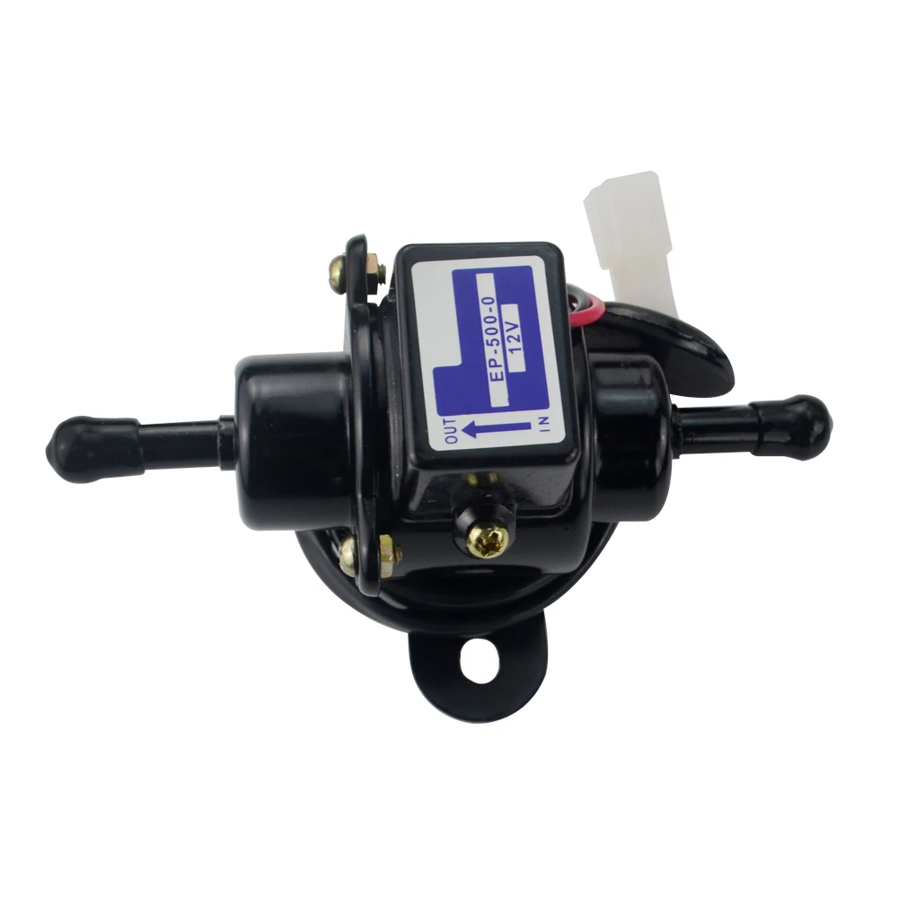 LZONE- 12V Electric fuel pump EP-500-0 035000-0460 12585-52030 diesel gasoline pertrol case For Kubota Yanmar Cub Cadet Engine - Цвет: Black