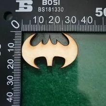 50 шт Пустой незавершенный деревянная бита деревянная шпон крылья летучей мыши деревенский набор для скрапбукинга embelisation Хэллоуин сувениры домашний декор