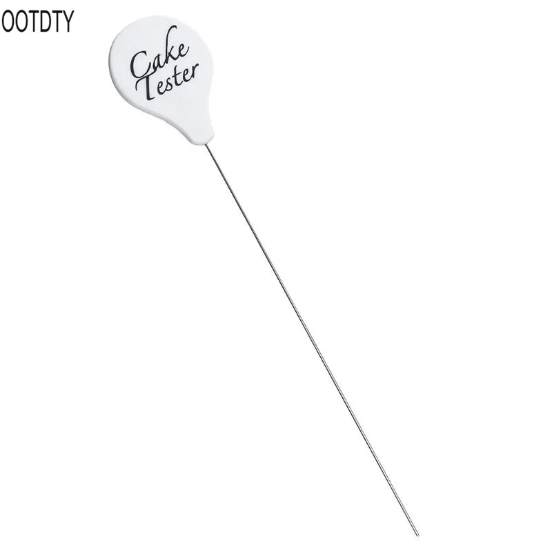 

OOTDTY Stainless Steel Cake Tester Needle Kitchen Baking Tool For Testing Biscuit Bread Cookie DIY