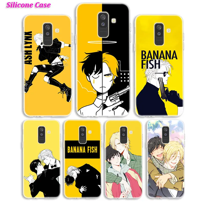 

Silicone Phone Case Banana Fish Cartoon for Samsung Galaxy A8S A6S A9 A8 Star A7 A6 A5 A3 Plus 2018 2017 2016 Cover