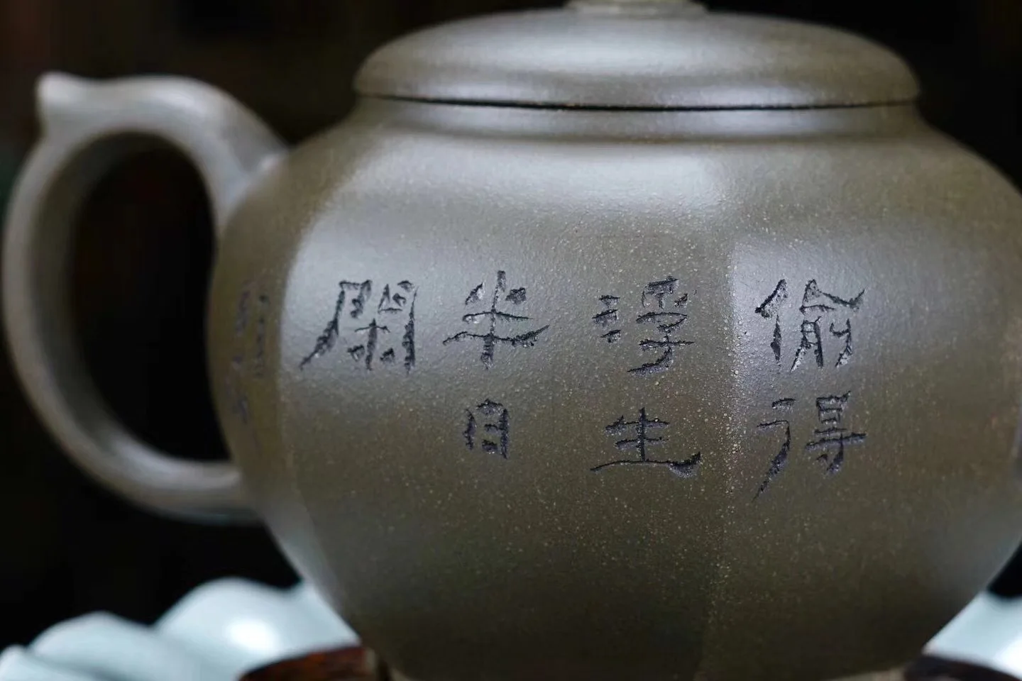 Керамический чайник НЕОБРАБОТАННАЯ руда зеленая грязь Six Fang luo han чайный кунг-фу онлайн Путешествия Чайный набор подарок Настой чайника оптом
