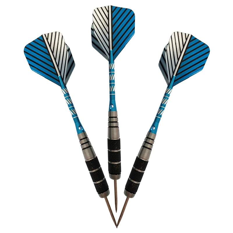 

3pcs Set Steel Needle Tip Darts With Dart Flights Aluminium Shafts 23g for Dart Board