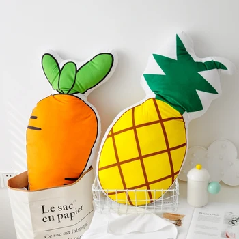 

70cm 80cm Cute Carrot Plush Toys pineapple Stuffed Pillow Cushion At Home decorate soft doll