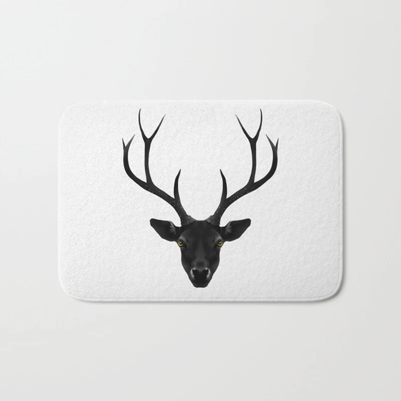 40*60cm decoration stair mats cool fighting deer pattern carpets waclome home door rugs for entrance door home decor craft 40*60cm decoration stair mats cool fighting deer pattern carpets waclome home door rugs for entrance door home decor craft