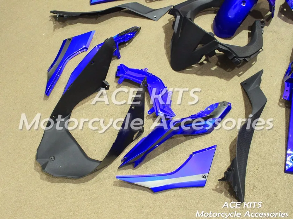 Новый мотоциклетный обтекатель abs для Kawasaki Ninja300 2013 2017 впрыска кузова