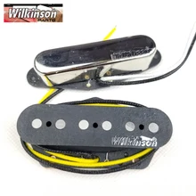 TL Wilkinson WVT Alnico5 Tele звукосниматели шеи и моста Tele Eleciric гитары звукосниматели хром серебро Сделано в Корее