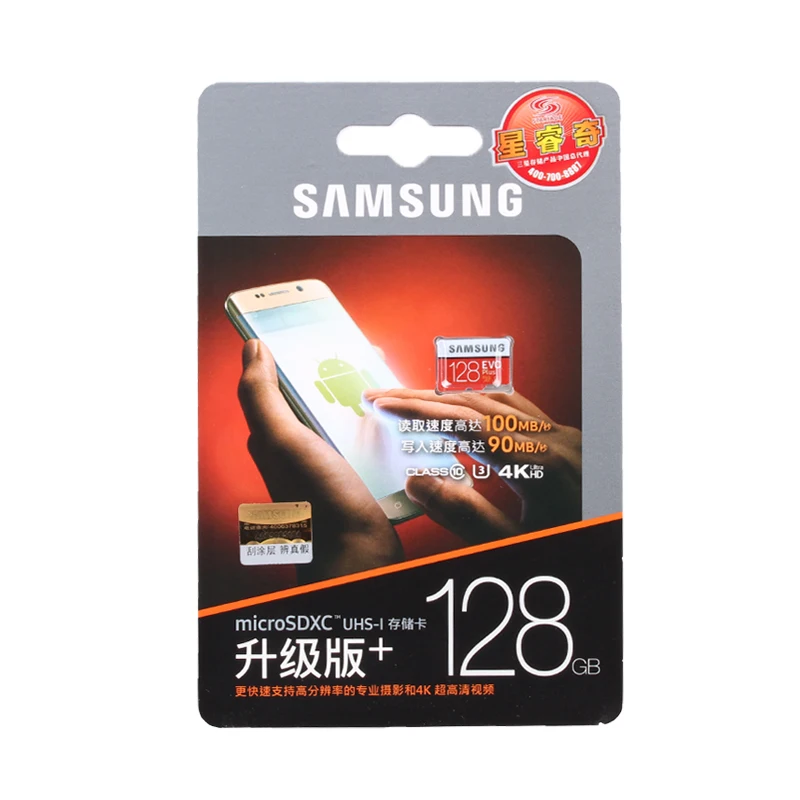 Оригинальный SAMSUNG 32 г 64 128 карта памяти Micro SD SDHC SDXC TF 100 м Класс Class 10 C10 UHS Trans Flash Microsd|10