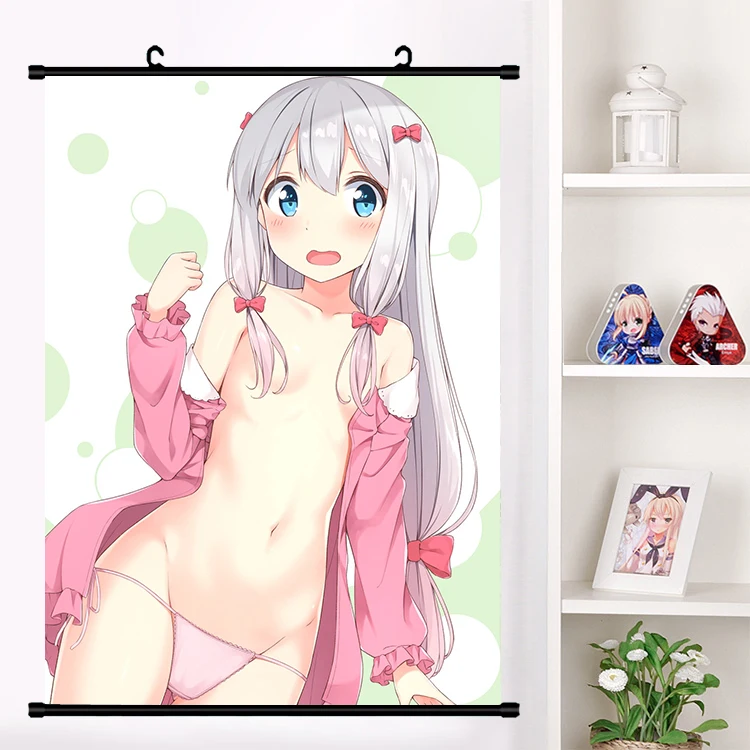 Японского аниме "eromanga-Sensei" Izumi Sagiri милый настенный свиток Фреска плакат Настенные подвесные плакаты коллекция домашнего декора искусство