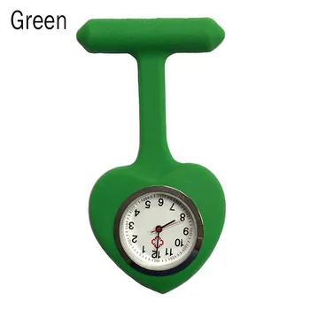 

Fashion Silicone Nurse Love Heart Shape Watch Pocket Brooch Clip Medical Nurse Pocket Nursing Watch HSJ88
