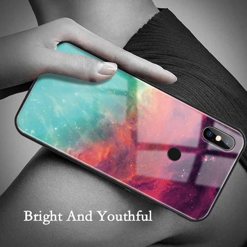 For Xiaomi Redmi 5 Plus 6 Pro S2 Note 4 4X 5 6 7 Pro Colorful Glass Cover Phone Case For Xiaomi mi 8 Lite 9 SE A1 A2 Lite Coque For Xiaomi Redmi 5 Plus 6 Pro S2 Note 4 4X 5 6 7 Pro Colorful Glass Cover Phone Case For Xiaomi mi 8 Lite 9 SE A1 A2 Lite Coque