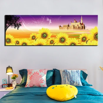 

Prints Art Wall Canvas Painting Modern Prints sunflower Posters Pictures Living Room Wall Decoration