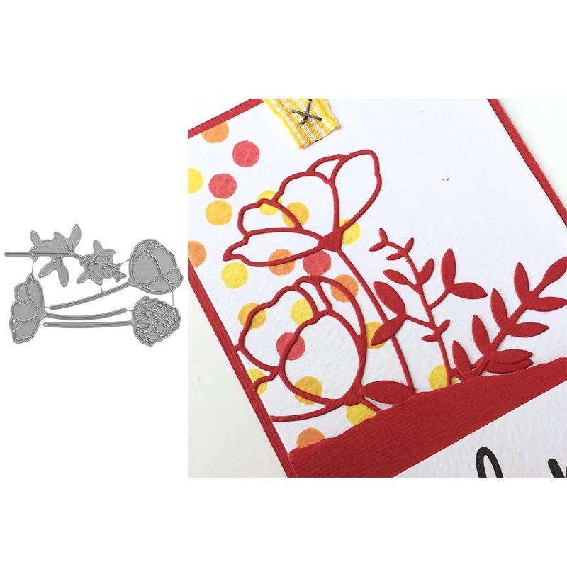 

Flower Eclosion Metal Cutting Dies Stencils for DIY Scrapbooking Album Stamp Card Embossing New 2019 Die Cut