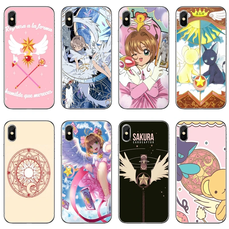 

japan anime Sakura Card Captor For Huawei P20 P10 P9 P8 pro Lite plus pro P Smart Mini Nova 2 3 3I TPU Soft phone cover case