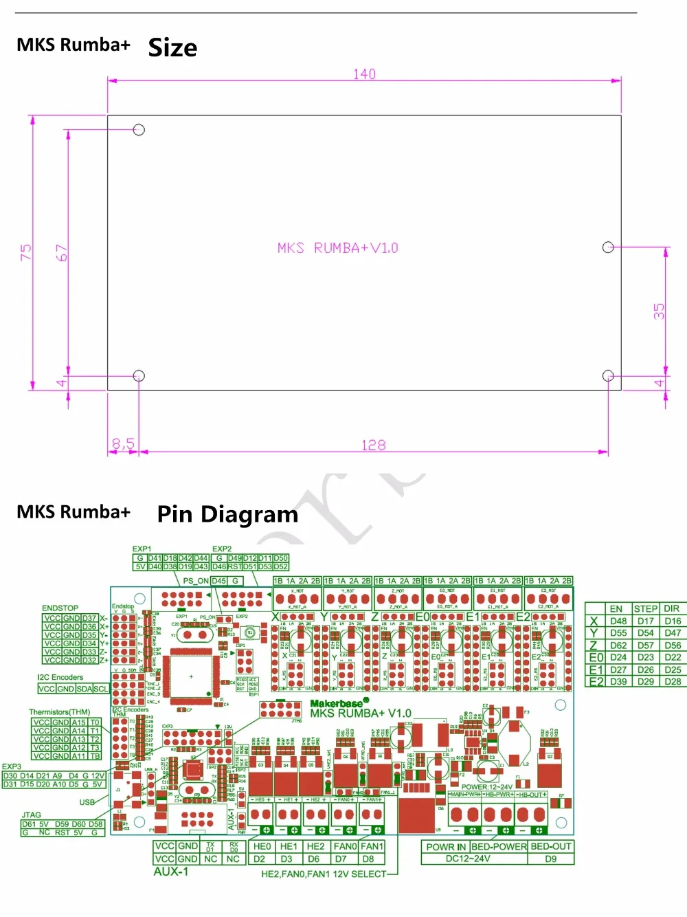 3d принтер дисплей MKS TFT35 сенсорный экран+ MKS Румба плюс+ MKS TFT wifi удаленный монитор узел для самостоятельной сборки контроллер для FDM принтера