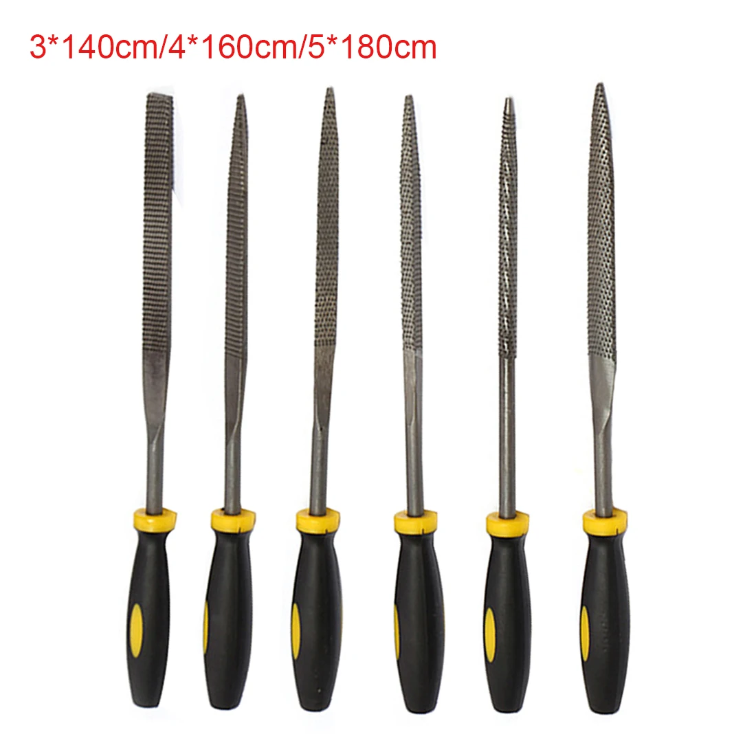 Hand Tools 140mm 6pcs Mini Metal Filing Rasp Needle File Wood Tools Hand Woodworking Files Tool