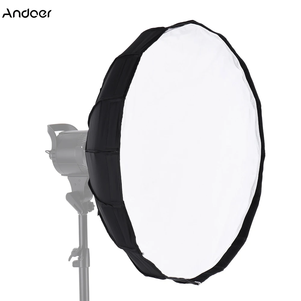 

16-Pole 60cm Folding Collapsible Beauty Dish Softbox Honeycomb Grid Bowens Mount for Studio Strobe Flash Light Softbox