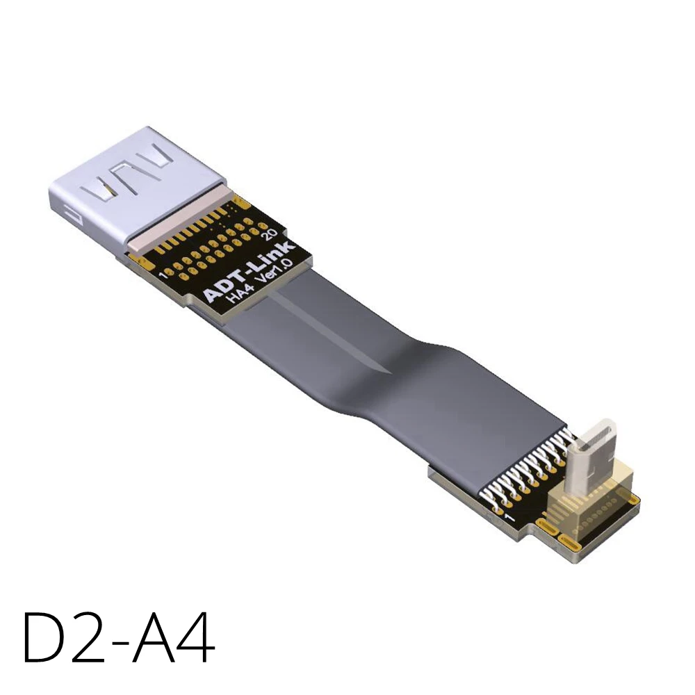 Micro HDMI конвертер Кабель удлинитель 5/10/15/20/30/50/80 /100 см Кабо V2.0 4Kx2K @ 60 Гц для ПК AV HDTV ЖК-дисплей FPV 3D D2A4