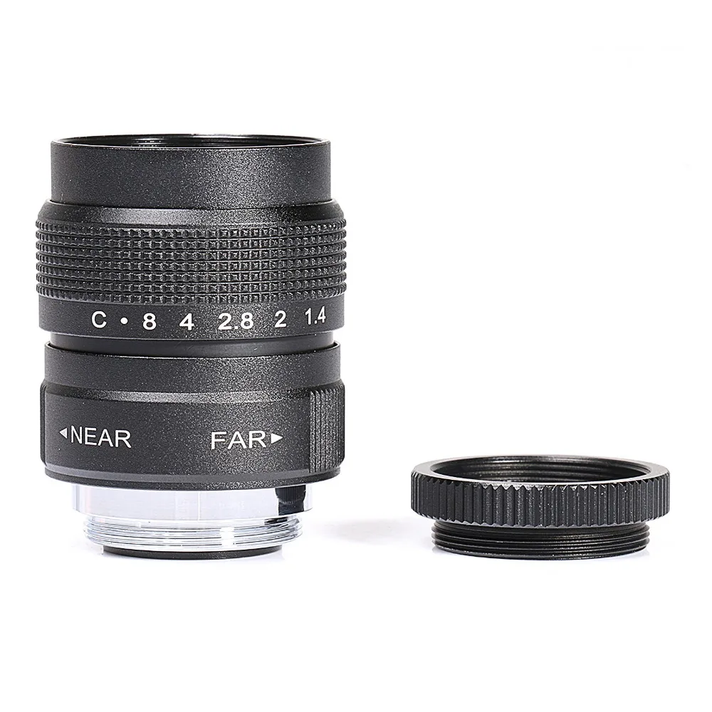 Fujian 25 мм F1.4 объектив для камеры видеонаблюдения + кольцо крепления на C FX Fuji Fujifilm X