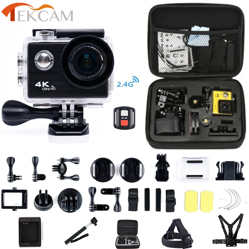 Экшн камера Tekcam F71/F71R 4K 25FPS пульт дистанционного управления Ultra HD Wi Fi 1080P