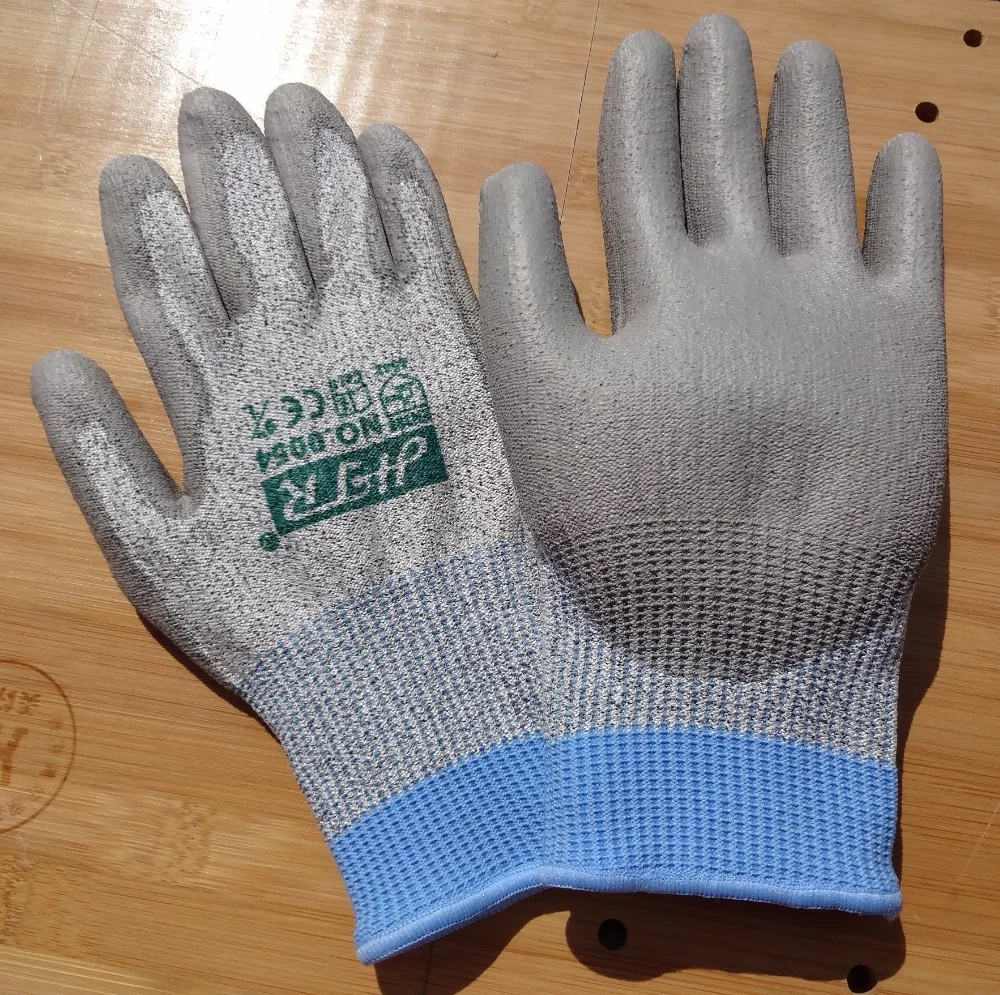 Перчатка, предохраняющая от порезов, Защитная перчатка для обработки стекла, кухонная мясная перчатка, арамидное волокно, перчатка для работы