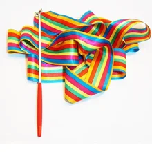 1 шт. 4 м лента для танцев гимнастическая Гимнастика Художественная гимнастика балетная лента