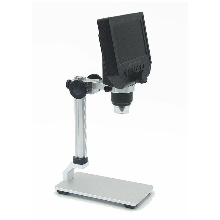 Цифровой микроскоп 1-600X 3.6MP 4,3 дюймов HD lcd дисплей USB непрерывная Лупа с подставкой из алюминиевого сплава обновленная версия