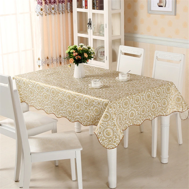 

Thickened Plastic Tablecloth Pvc Tablecloth Waterproof Tea Table Cover Oil Cloth Tablecloths Tablecloth Anti-greasy Table Cloth