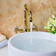 Torayvino 9836 золотой цвет кухонная Поворотная раковина латунный кран смесителя кран Набор