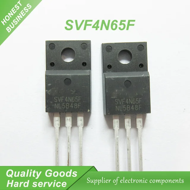 10pcs free shipping SVF4N65F 4N65F SVD4N65F TO 220F 650V 4A mos field ...