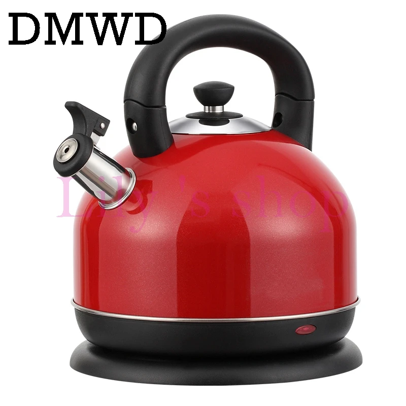 DMWD Household Electric Kettle 2000W Safety Auto Off Stainless Steel
