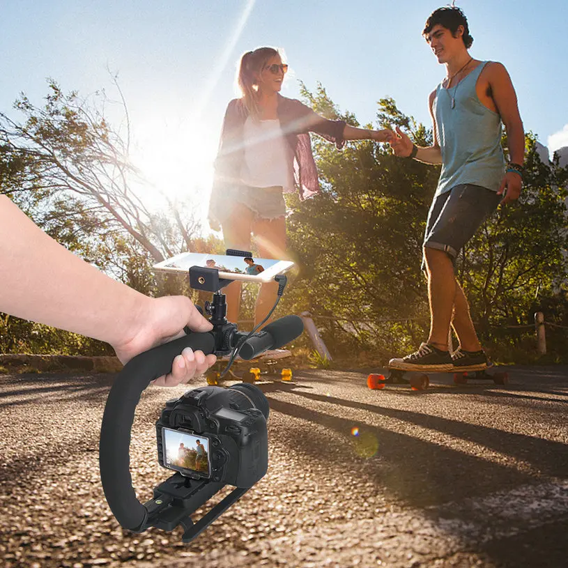 Двойной ручной держатель U grip Камера Steadycam крепление Ручной Стабилизатор