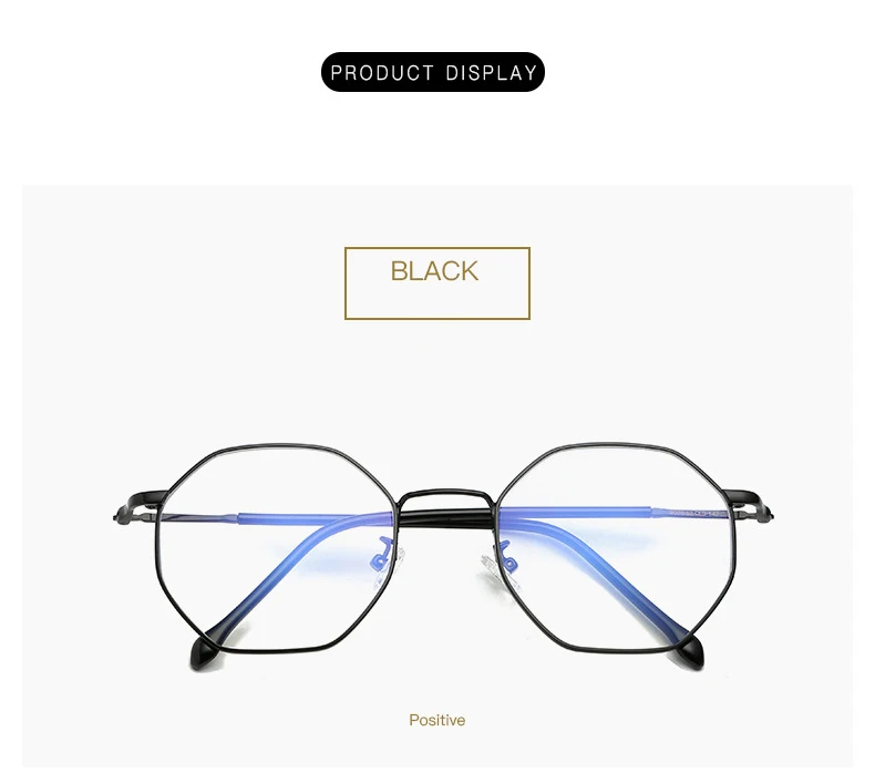 HBK анти Синие лучи шестиугольные очки полигональные оптические очки защитные очки ретро очки оправа PG0016