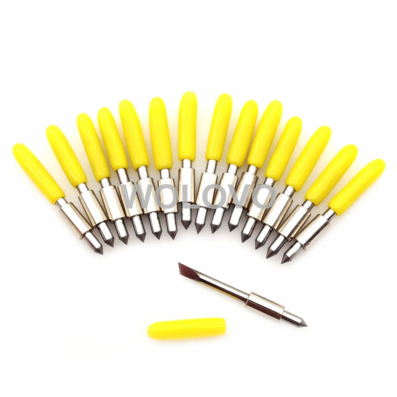 15pcs 30 degree Graphtec CB15U CB15 Blades Vinyl Plotter Cutter + Blade Holder